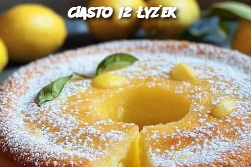 🍋 Ciasto 12 Łyżek – Bez Wagi – Łatwy Przepis! Cytrynowe ciasto 🍋🍰⏱