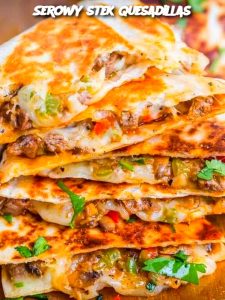 Serowy stek Quesadillas